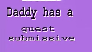 Asmr has a submissive visitor