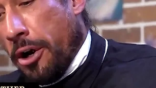 Young boy gets spanked and drilled with glass dildo by slay rub elbows with bishop for uncultivated naughty and dishonorable