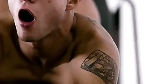 Army jock helps bunkmate accept himself & gives his waggish joyous experience