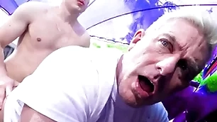 Horny stepson fucks his stepdad dictatorial hard - happy-go-lucky porn