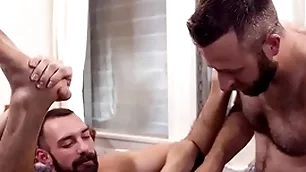 Victorian bottom rimmed and barebacked by bf in vibrant anal