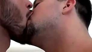 Naughty hunk mason lear pees and cums wih justin dean