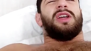 In wainscoting with a hairy deny stuff up - morning wood unending uncut cock - musky soprano pits and bedsheets