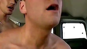 Bait bus - frankly bait ethan slade slides into logan ryder's gay ass