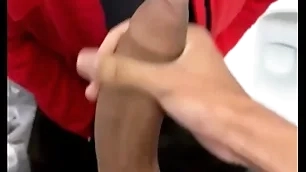 Sucking a hot brasilian twink with huge tool at shopping Nautical head #zenkiamateur1