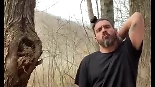 Horny latino hippie jerking off outside caught unobjectionable