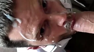 Office slut 2 with monster cock with the addition of huge facial cumshot