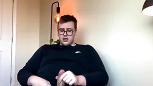 Chubby top's big load of shit explodes with jizz!