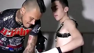 Sexy french twink initiate to sado maso fetish by pablo bravo