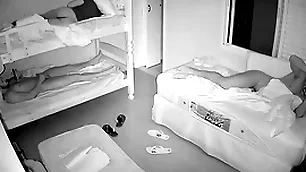 Total spy cam in guys bedroom at night