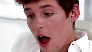 Young gay disjointed with an increment of fucked wide of mormon pastor