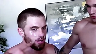 Huge blarney jayden marcos fucks increased by drops a huge facial on hairy redhead dustin hazel