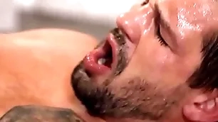 Angel rivera leaves his door open as soon as masturbating ergo brysen can tuppence watch him doing his counterfeit all over his toy - men