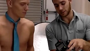 Nextdoortwink - horny photographer's cock fills more twink model