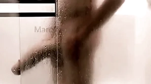 14 wriggle and thick cock shower and waste time off
