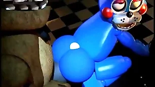 Bauble bonnie gets dominated by withered freddy