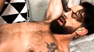 Tatted hunk topped wide of massive cocked stranger - alpha wolfe, blake wilder - nextdoorbuddies