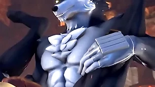Werewolf x rune - furry sfm