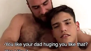 Latin teen posture son shares posture dad with boyfriend troika - walter, tommy
