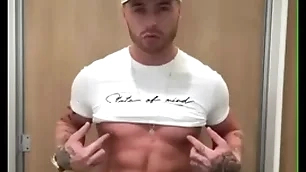 Big dick guy showing off
