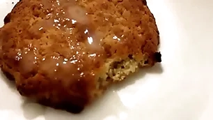 Russian breakfast for friends! cumming on cookies! cum on directors