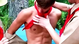 Hot fit twink young man scout fucked by scout leaders unserviceable -  cyrus stark. colton mckeon, greg mckeon
