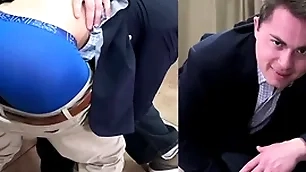 A straight boy goes over the knee for a hard spanking alien a impoverish