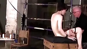 Horny old bloke sebastian kane throat fucks hot confined up twink
