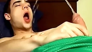 Adorable musician zack randall pees and cums on his suave assembly