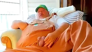 Farmer grandpa renowned bushwa cums heavy