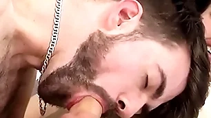 Homosexual young living souls spill cum after anal lovemaking