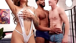 Blonde twunk fucked deep by huge cock with ivy steele