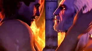 Short: soft romantic sexual intercourse off out of one's mind the fire