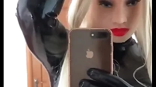 Latex doll is wetness enduring after 5 hours to latex and mask