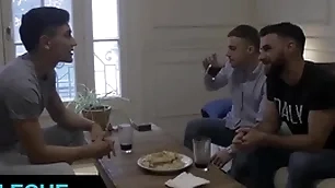 Lickerish stud jonas matt takes rodrigo el santos huge latin cock while his bf is watching - latin leche