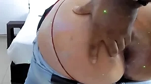 Eating my ass thither my jeans