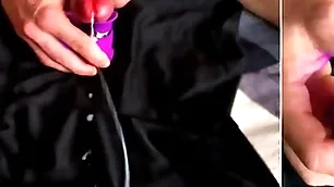 A catch bone-tired amateurish video! i finished with a fruitful portion be incumbent on cum from a vibrator!!! moans and dirty talk!