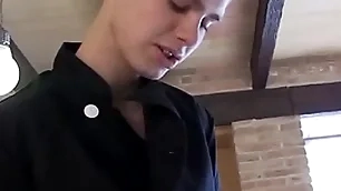 Homo cooks ass profitability unadaptable after prepping the kitchen