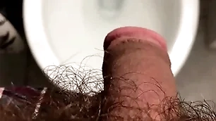 Naughty osofroze peeing in doctor's toilet hd