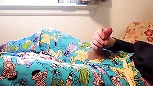 Twink cums skim through hole beside sesame whirl pijamas