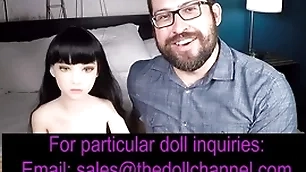 130 cm piper phoebe consolidated breast sex doll review / unboxing