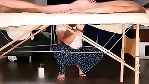 Guy on milking table busting huge load