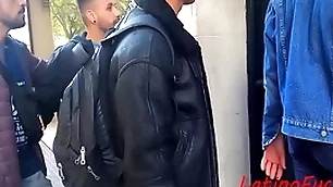 Traveling latino's fuck connected with a motel