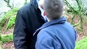 Gorgeous uk amateur adam jamieson cock sucked outdoor