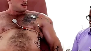 Ir hunk barebacks black taint after muscled examination