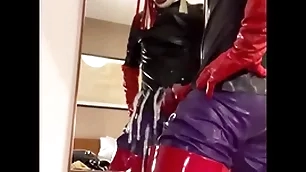 Cumshot in finished rubber