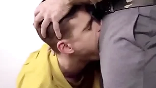 Hot twink dominated unconnected with his step writer