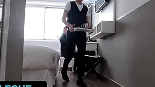 Latinleche - phlegmatic workaholic jonas forthwith gets surprised by hot latino bellboy nigh his tourist house room