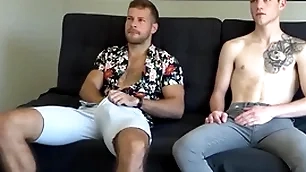 Cocksucked otter barebacks jock in doggy at chuck