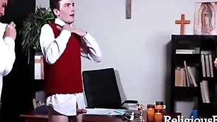 Penance for his reverential penis